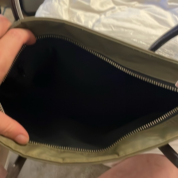 Burberry Blue Label (Japan) Nylon Tote Bag in Hunter Green and Nova Check - Picture 6 of 6